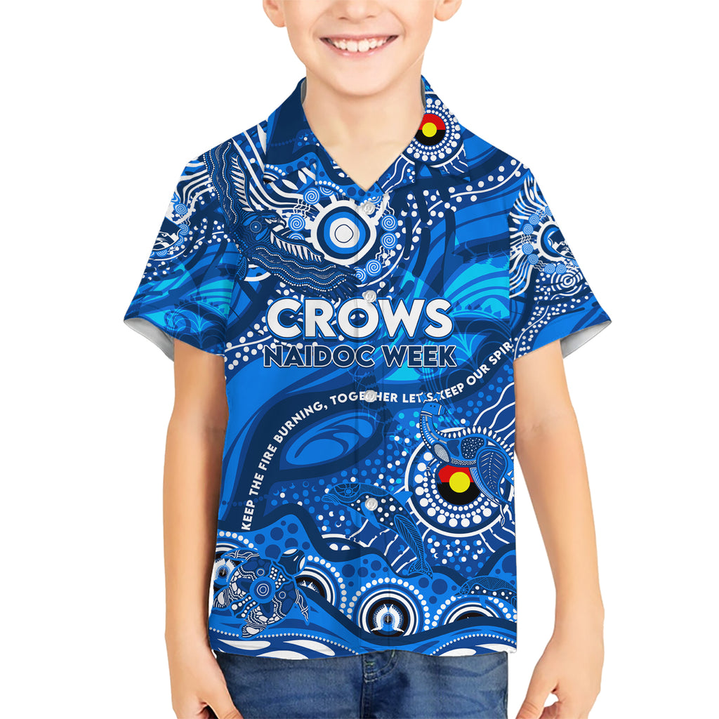 Custom NAIDOC Week 2024 Cats Kid Hawaiian Shirt Aboriginal Animals Keep The Fire Burning