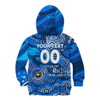 Custom NAIDOC Week 2024 Cats Kid Hoodie Aboriginal Animals Keep The Fire Burning