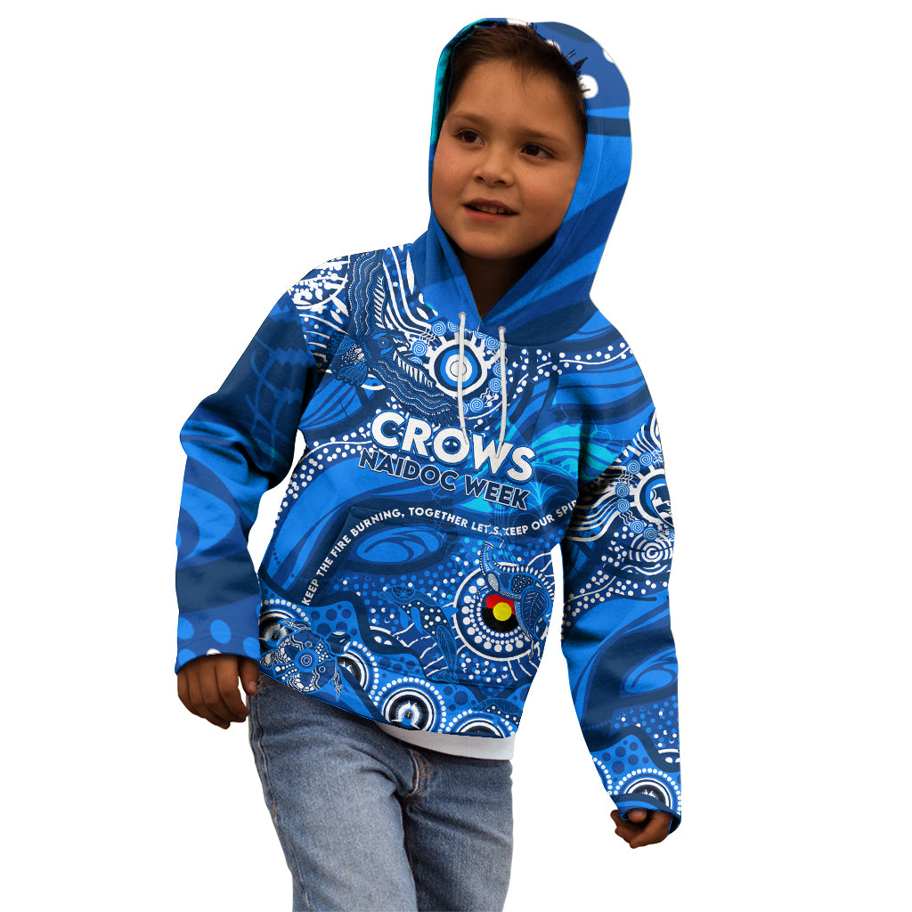 Custom NAIDOC Week 2024 Cats Kid Hoodie Aboriginal Animals Keep The Fire Burning