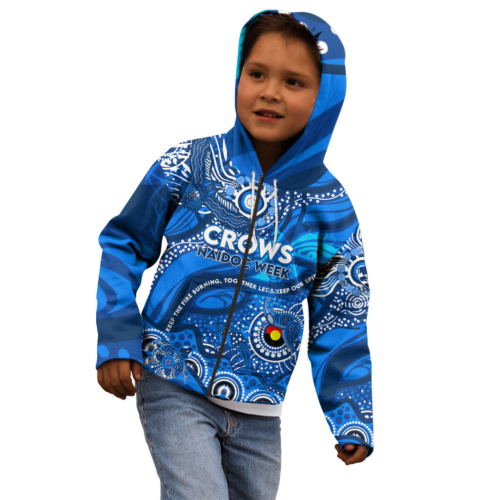 Custom NAIDOC Week 2024 Cats Kid Hoodie Aboriginal Animals Keep The Fire Burning