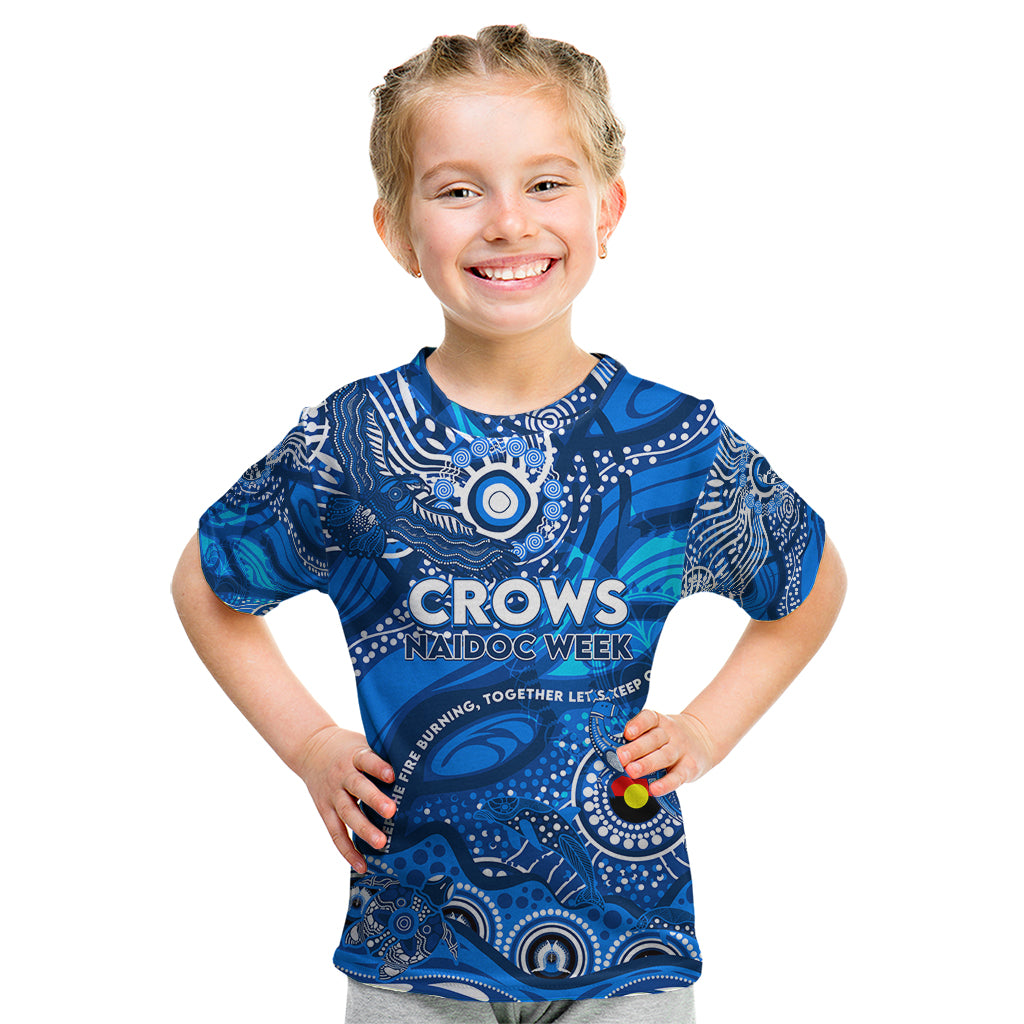 Custom NAIDOC Week 2024 Cats Kid T Shirt Aboriginal Animals Keep The Fire Burning