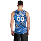 Custom NAIDOC Week 2024 Cats Men Tank Top Aboriginal Animals Keep The Fire Burning