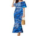 Custom NAIDOC Week 2024 Cats Mermaid Dress Aboriginal Animals Keep The Fire Burning