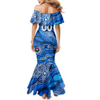 Custom NAIDOC Week 2024 Cats Mermaid Dress Aboriginal Animals Keep The Fire Burning