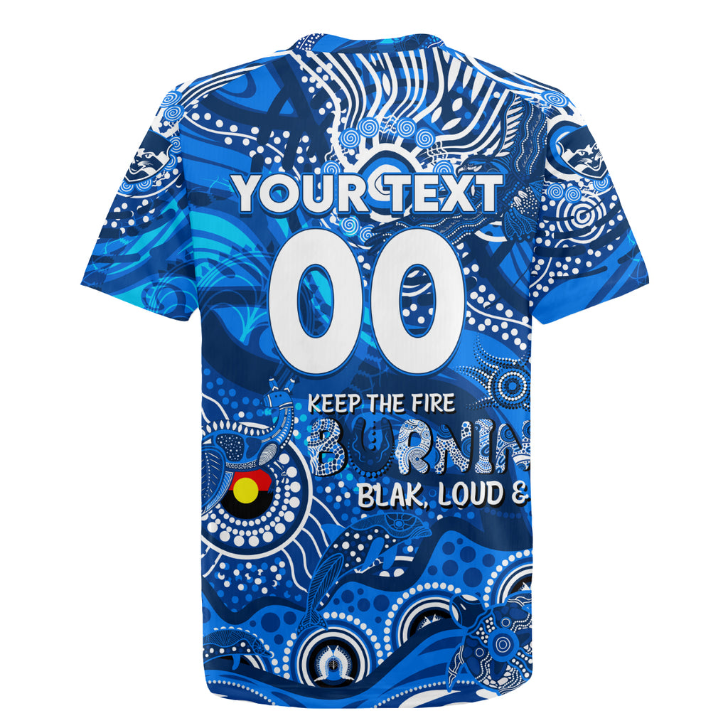 Custom NAIDOC Week 2024 Cats Rugby Jersey Aboriginal Animals Keep The Fire Burning