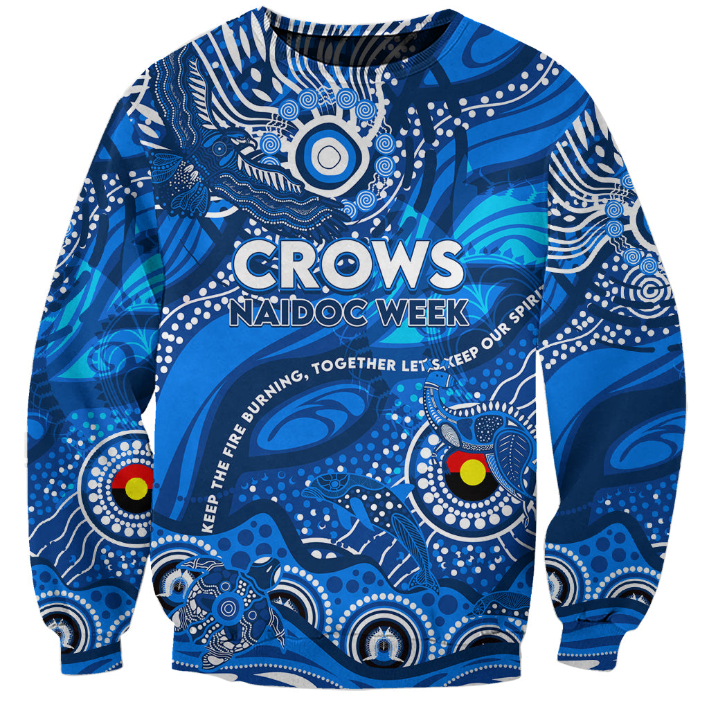 Custom NAIDOC Week 2024 Cats Sweatshirt Aboriginal Animals Keep The Fire Burning