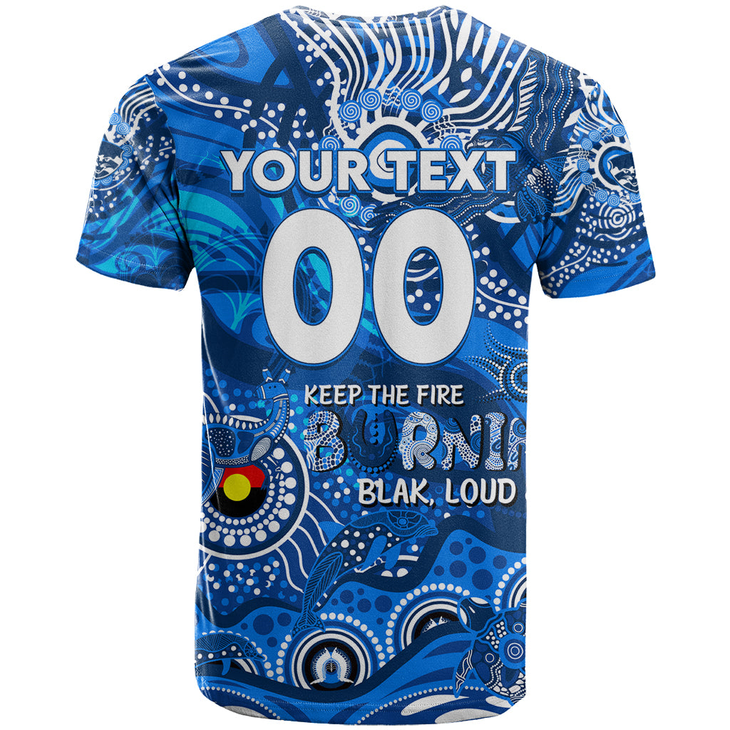 Custom NAIDOC Week 2024 Cats T Shirt Aboriginal Animals Keep The Fire Burning