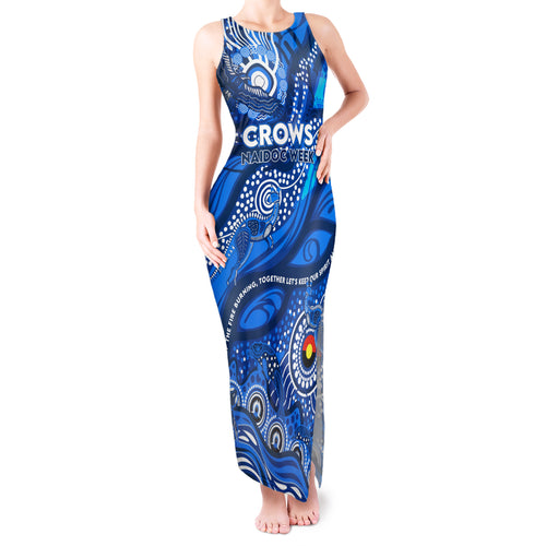 Custom NAIDOC Week 2024 Cats Tank Maxi Dress Aboriginal Animals Keep The Fire Burning