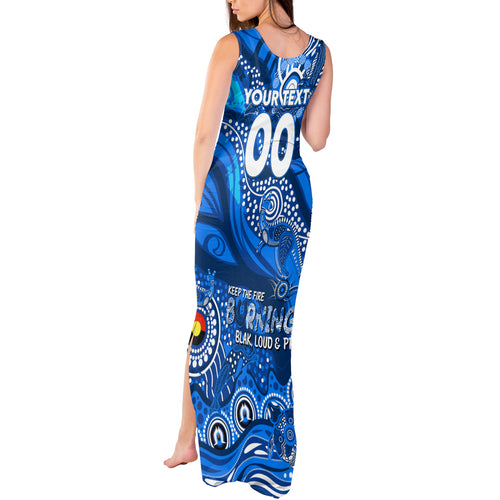 Custom NAIDOC Week 2024 Cats Tank Maxi Dress Aboriginal Animals Keep The Fire Burning