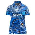 Custom NAIDOC Week 2024 Cats Women Polo Shirt Aboriginal Animals Keep The Fire Burning