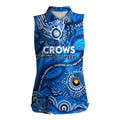 Custom NAIDOC Week 2024 Cats Women Sleeveless Polo Shirt Aboriginal Animals Keep The Fire Burning