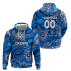 Custom NAIDOC Week 2024 Cats Zip Hoodie Aboriginal Animals Keep The Fire Burning