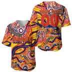 Custom NAIDOC Week 2024 Sunnies Baseball Jersey Aboriginal Animals Keep The Fire Burning
