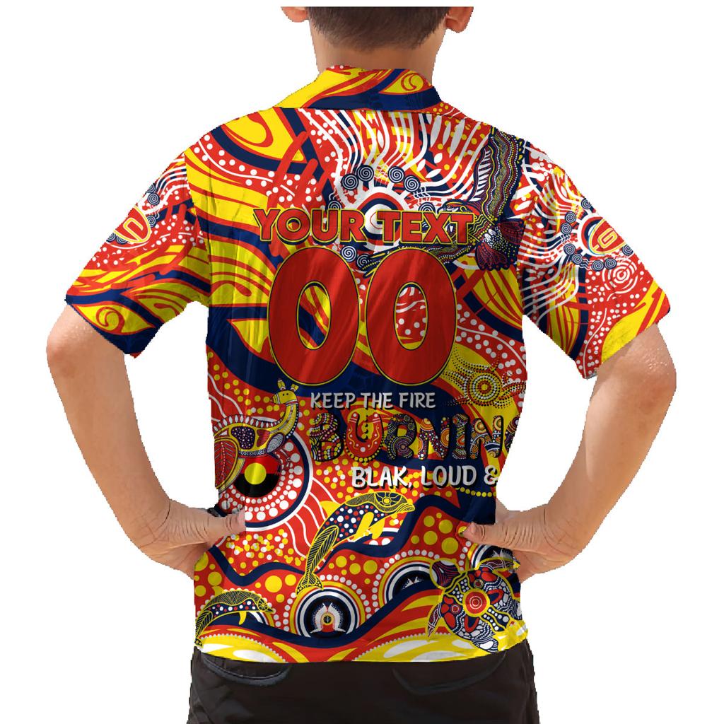 Custom NAIDOC Week 2024 Sunnies Family Matching Mermaid Dress and Hawaiian Shirt Aboriginal Animals Keep The Fire Burning