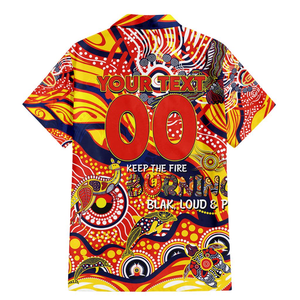 Custom NAIDOC Week 2024 Sunnies Family Matching Mermaid Dress and Hawaiian Shirt Aboriginal Animals Keep The Fire Burning