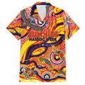 Custom NAIDOC Week 2024 Sunnies Family Matching Summer Maxi Dress and Hawaiian Shirt Aboriginal Animals Keep The Fire Burning