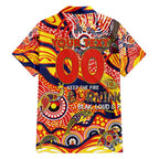 Custom NAIDOC Week 2024 Sunnies Family Matching Summer Maxi Dress and Hawaiian Shirt Aboriginal Animals Keep The Fire Burning