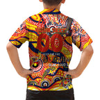 Custom NAIDOC Week 2024 Sunnies Hawaiian Shirt Aboriginal Animals Keep The Fire Burning