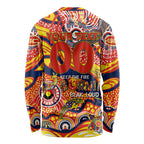 Custom NAIDOC Week 2024 Sunnies Long Sleeve Shirt Aboriginal Animals Keep The Fire Burning