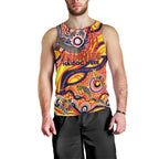 Custom NAIDOC Week 2024 Sunnies Men Tank Top Aboriginal Animals Keep The Fire Burning