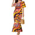 Custom NAIDOC Week 2024 Sunnies Mermaid Dress Aboriginal Animals Keep The Fire Burning