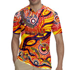 Custom NAIDOC Week 2024 Sunnies Rugby Jersey Aboriginal Animals Keep The Fire Burning