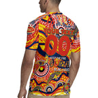 Custom NAIDOC Week 2024 Sunnies Rugby Jersey Aboriginal Animals Keep The Fire Burning