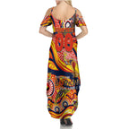 Custom NAIDOC Week 2024 Sunnies Summer Maxi Dress Aboriginal Animals Keep The Fire Burning