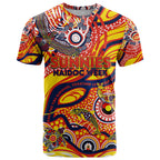 Custom NAIDOC Week 2024 Sunnies T Shirt Aboriginal Animals Keep The Fire Burning