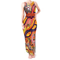 Custom NAIDOC Week 2024 Sunnies Tank Maxi Dress Aboriginal Animals Keep The Fire Burning