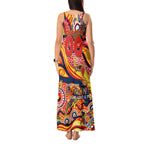 Custom NAIDOC Week 2024 Sunnies Tank Maxi Dress Aboriginal Animals Keep The Fire Burning