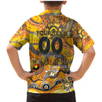 Custom NAIDOC Week 2024 Giants Family Matching Mermaid Dress and Hawaiian Shirt Aboriginal Animals Keep The Fire Burning