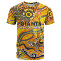 Custom NAIDOC Week 2024 Giants T Shirt Aboriginal Animals Keep The Fire Burning