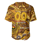 Custom NAIDOC Week 2024 Hawks Baseball Jersey Aboriginal Animals Keep The Fire Burning