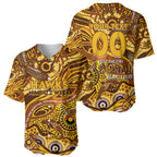 Custom NAIDOC Week 2024 Hawks Baseball Jersey Aboriginal Animals Keep The Fire Burning
