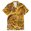 Custom NAIDOC Week 2024 Hawks Family Matching Mermaid Dress and Hawaiian Shirt Aboriginal Animals Keep The Fire Burning