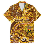 Custom NAIDOC Week 2024 Hawks Family Matching Mermaid Dress and Hawaiian Shirt Aboriginal Animals Keep The Fire Burning