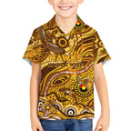 Custom NAIDOC Week 2024 Hawks Hawaiian Shirt Aboriginal Animals Keep The Fire Burning