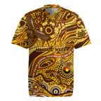 Custom NAIDOC Week 2024 Hawks Rugby Jersey Aboriginal Animals Keep The Fire Burning
