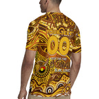 Custom NAIDOC Week 2024 Hawks Rugby Jersey Aboriginal Animals Keep The Fire Burning