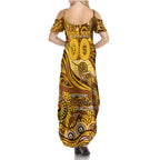 Custom NAIDOC Week 2024 Hawks Summer Maxi Dress Aboriginal Animals Keep The Fire Burning