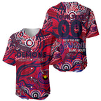 Custom NAIDOC Week 2024 Demons Baseball Jersey Aboriginal Animals Keep The Fire Burning