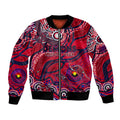 Custom NAIDOC Week 2024 Demons Bomber Jacket Aboriginal Animals Keep The Fire Burning