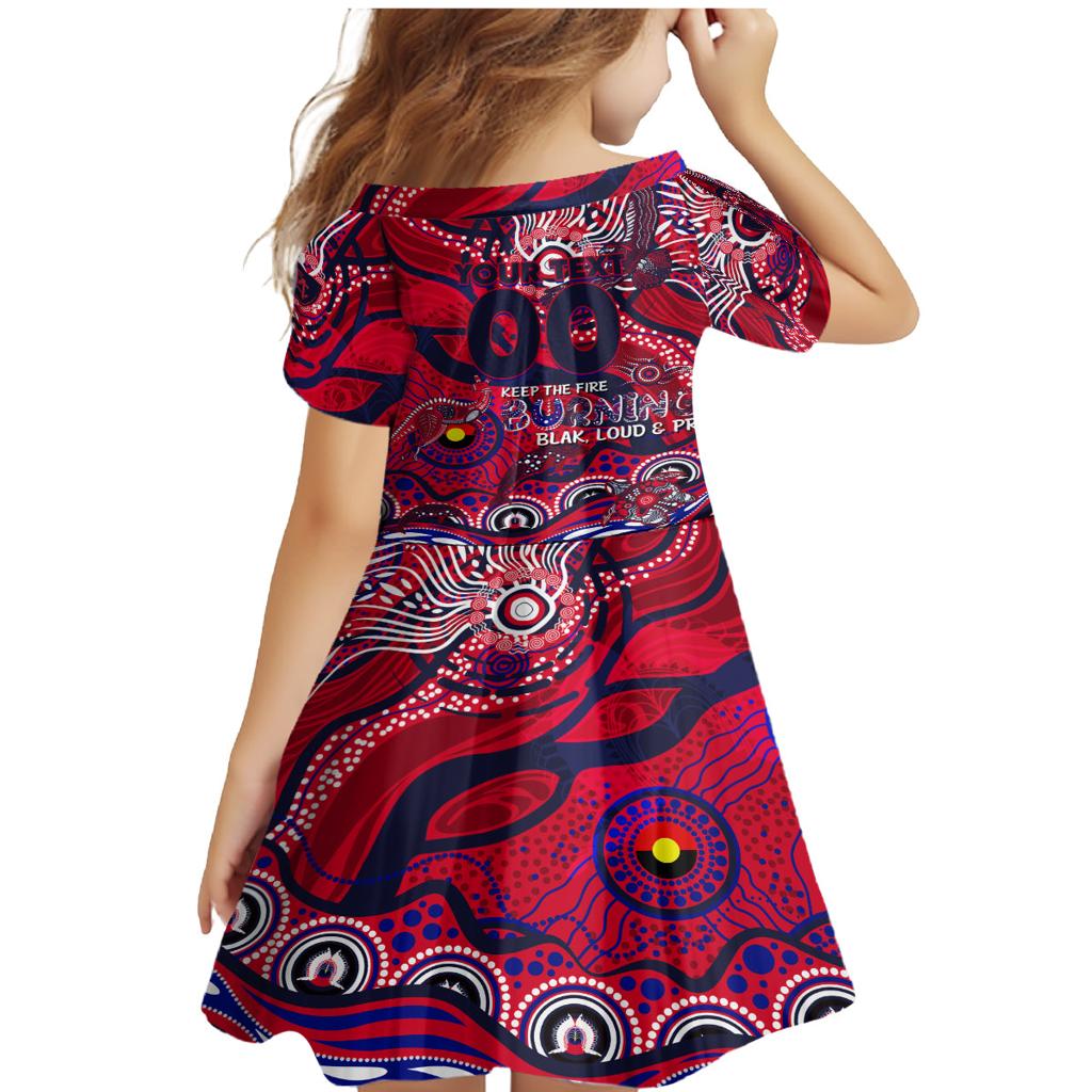 Custom NAIDOC Week 2024 Demons Family Matching Mermaid Dress and Hawaiian Shirt Aboriginal Animals Keep The Fire Burning