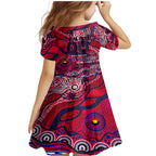 Custom NAIDOC Week 2024 Demons Family Matching Mermaid Dress and Hawaiian Shirt Aboriginal Animals Keep The Fire Burning