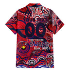 Custom NAIDOC Week 2024 Demons Family Matching Mermaid Dress and Hawaiian Shirt Aboriginal Animals Keep The Fire Burning