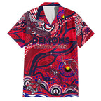 Custom NAIDOC Week 2024 Demons Family Matching Off Shoulder Maxi Dress and Hawaiian Shirt Aboriginal Animals Keep The Fire Burning