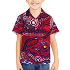 Custom NAIDOC Week 2024 Demons Hawaiian Shirt Aboriginal Animals Keep The Fire Burning