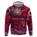 Custom NAIDOC Week 2024 Demons Hoodie Aboriginal Animals Keep The Fire Burning