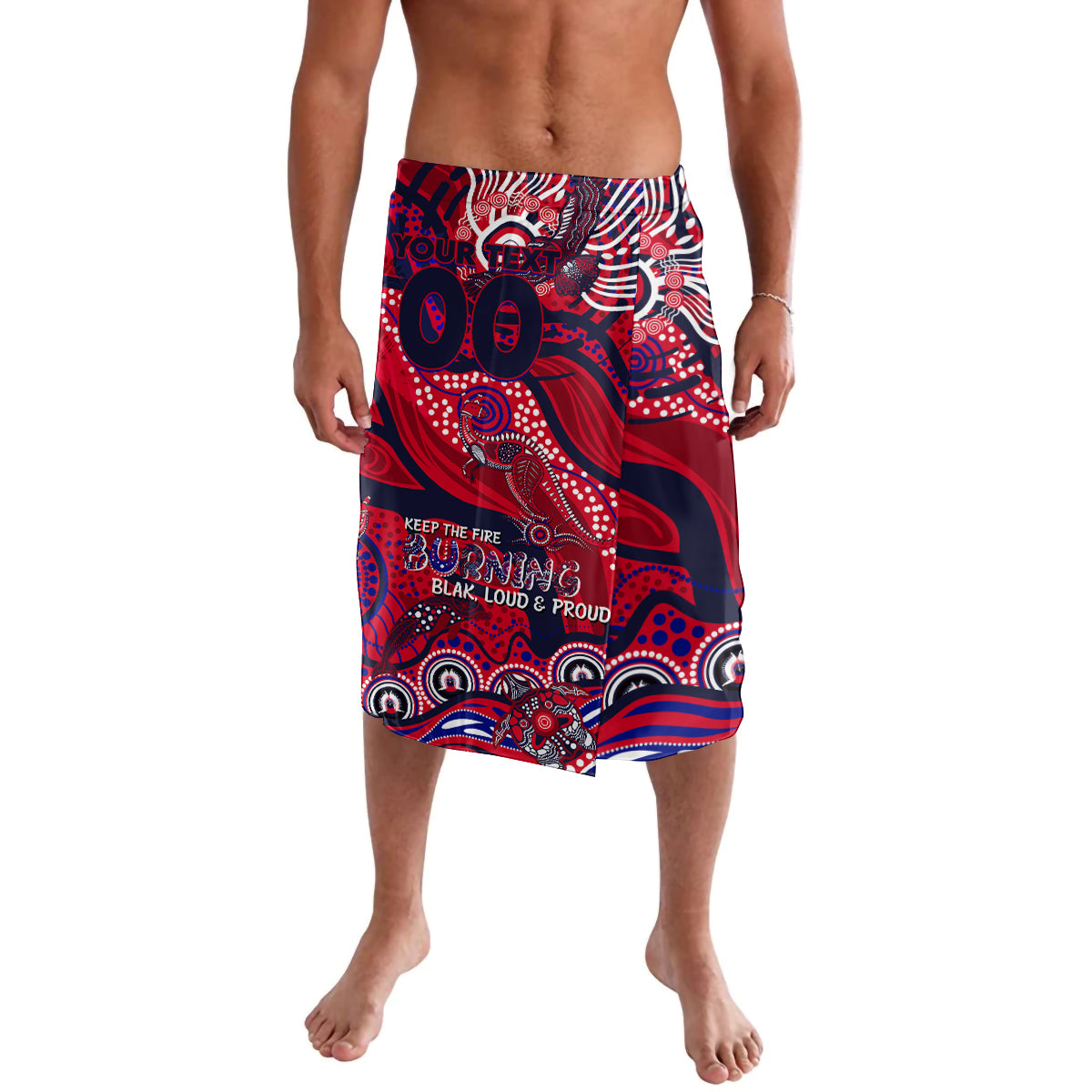 Custom NAIDOC Week 2024 Demons Lavalava Aboriginal Animals Keep The Fire Burning